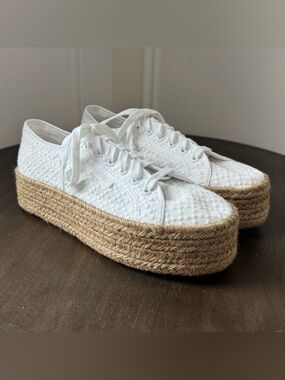 Superga 2790 Rope Macrame Platform Rhombus Espadrille - 7.5 - NWOT